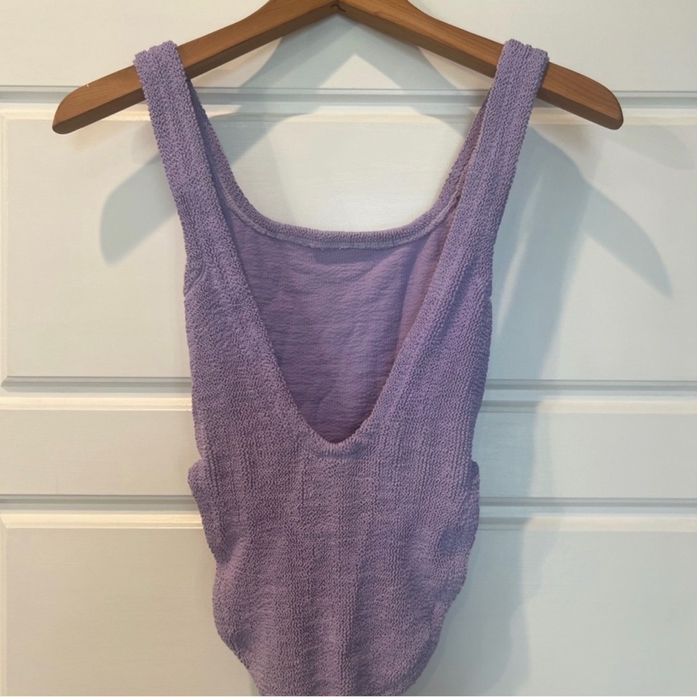 Hunza G Lilac One-Piece - Picture 3 of 3